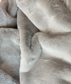 Close up image of Richmond Taupe faux fur fabric