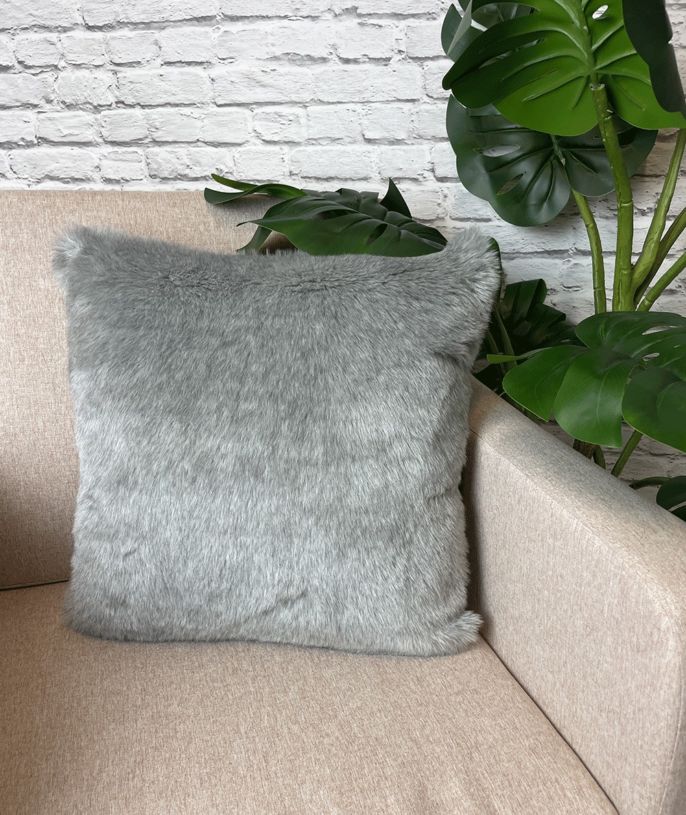 Plain grey cushions best sale