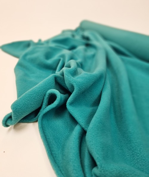 Green crafting fleece fabric