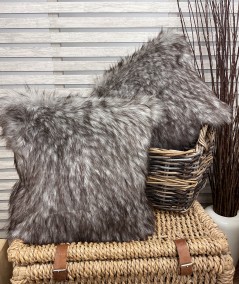 Wolf Faux Fur Cushion Covers