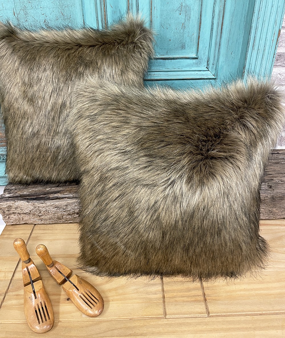 Fossa Faux Fur Cushions