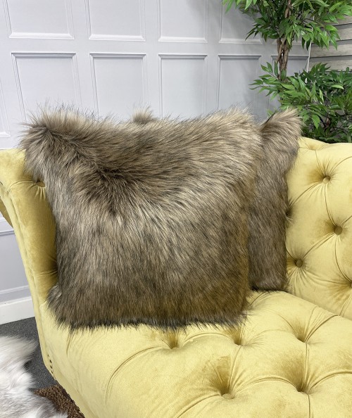 Fossa Faux Fur Cushion Covers