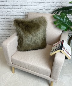 Luxury long haired faux fur cushions