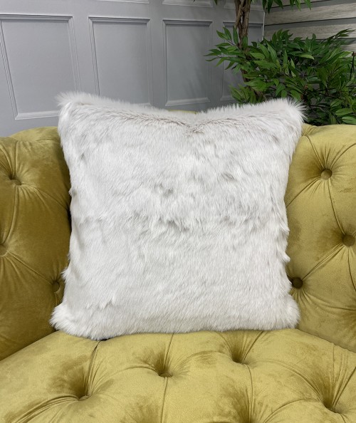 Silver Fox Faux Fur Cushion Covers