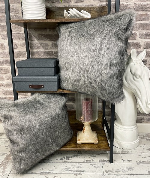 Winter Roe Faux Fur Cushion Covers