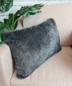 Badger Rectangular Faux Fur Cushions