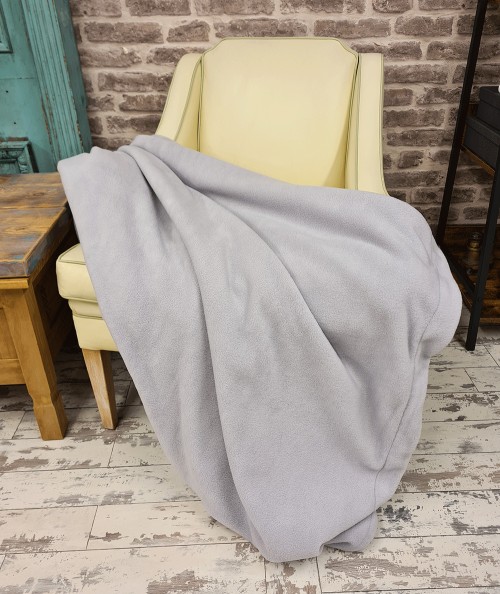 Light Grey Fleece Blanket