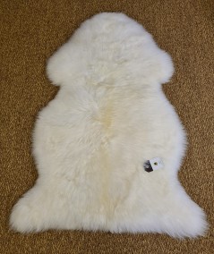 Cream real sheepskin rug