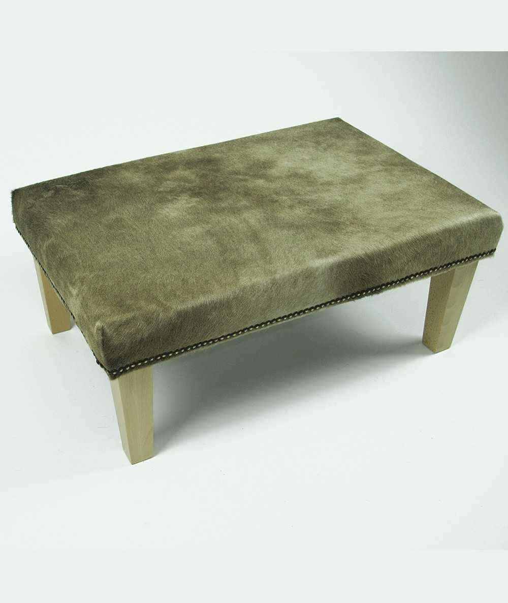 Large Beige Gold Footstool 320