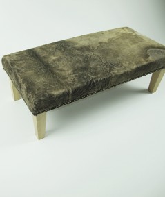 Unusual rectangular footstool 326