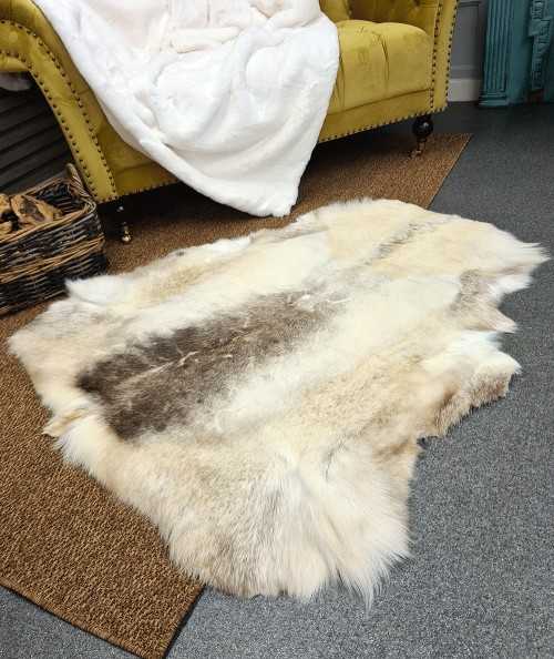 Large Reindeer Skin Rug