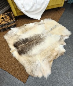 Large pelt rug