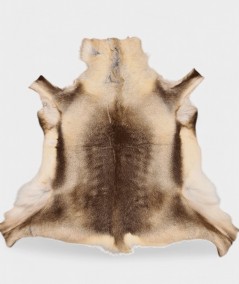 Extra large reindeer hide rug