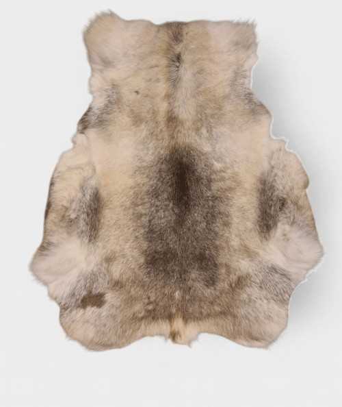 Luxury grey, brown and cream reindeer hide