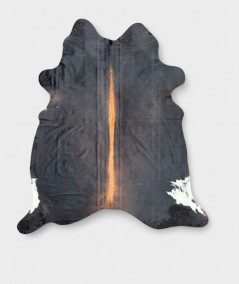 Large Black Brown Cowhide Rug CR00200