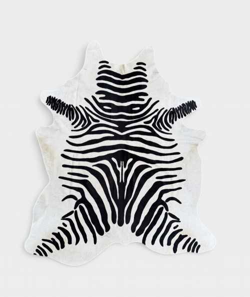 X/Large Printed Zebra Cowhide CR00202