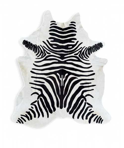 X/Large Zebra Cowhide Rug CR00202