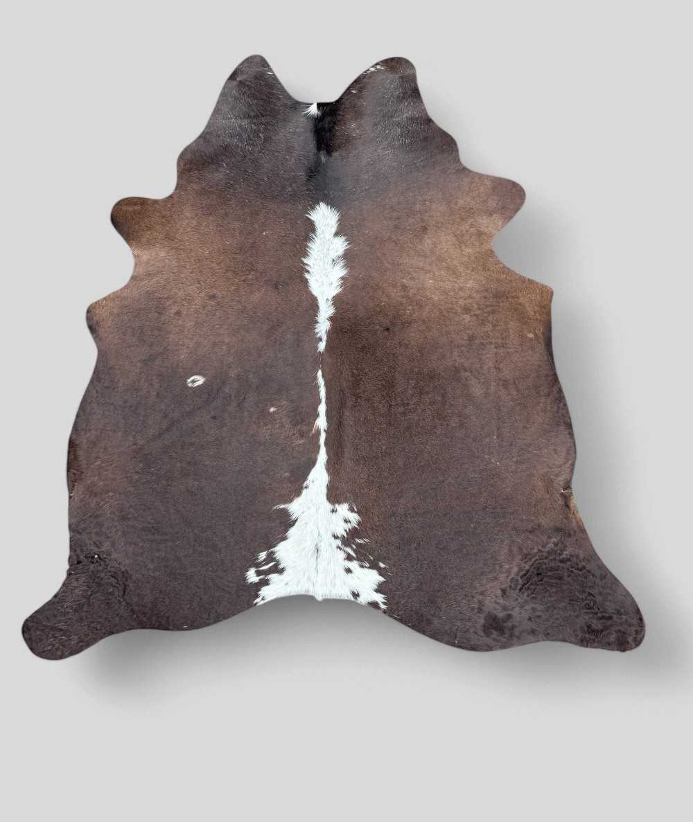 Large Natural Brown & White Cowhide CR00207