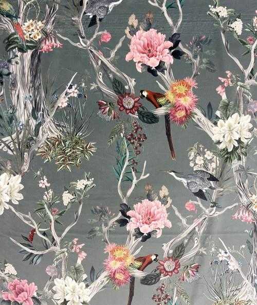 Close up image of the Chinoiserie design