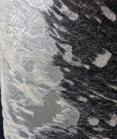 Rare Grey & Silver Holographic Cowhide CR00201