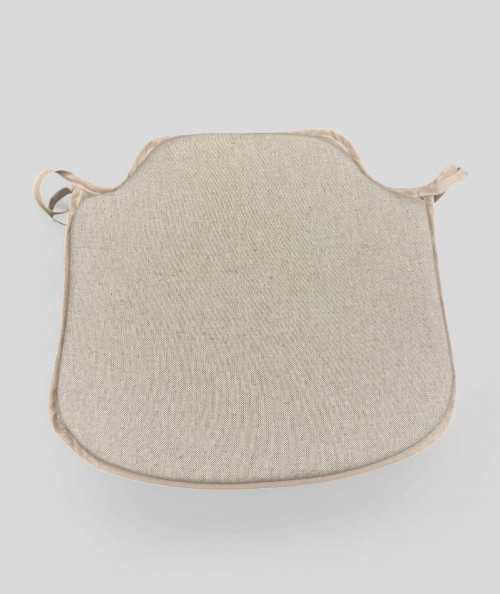 Plain Linen Spindle Seat Pads