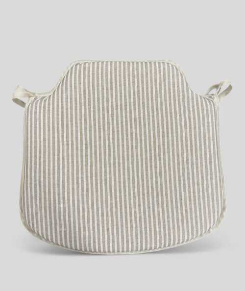 White Stripe Spindle Seat Pads