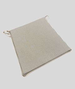 Grey Stripe Tapered Seat Pads