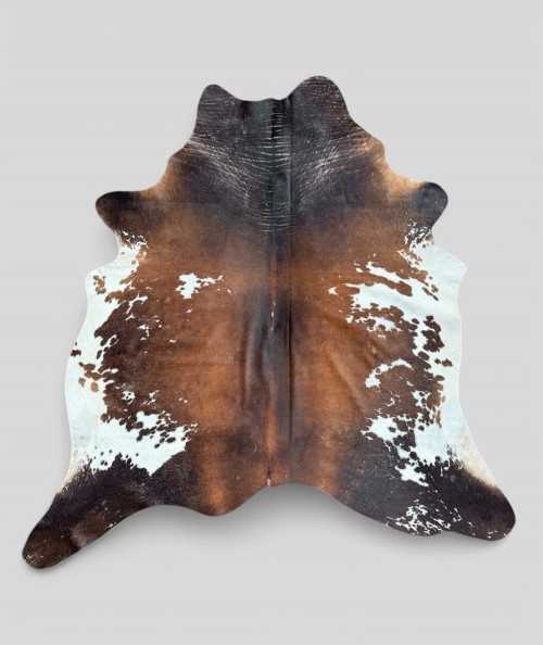 Large Natural Brown & White Cowhide CR00147