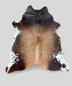 Large Natural Brown & White Cowhide CR00163