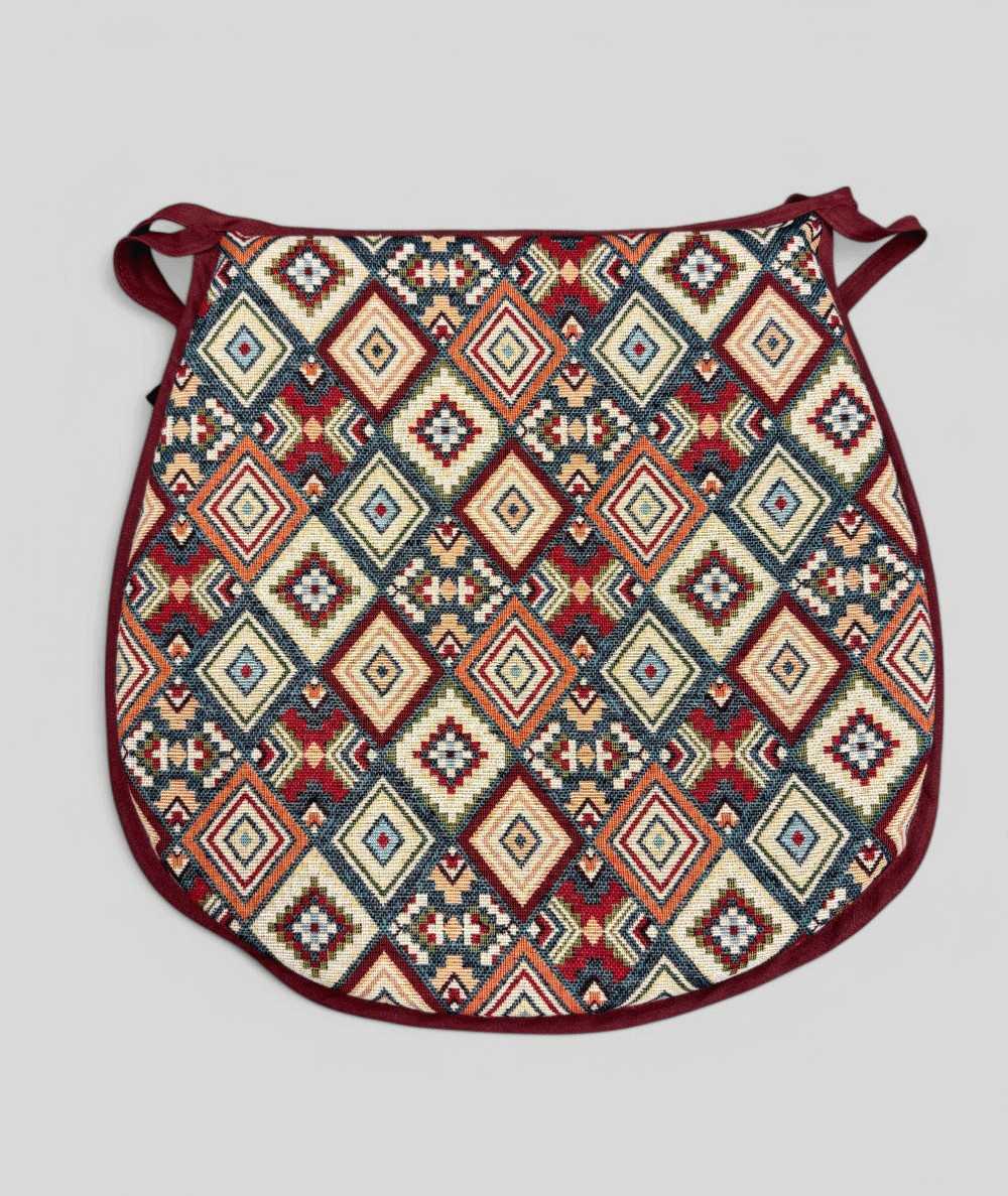 Aztec Tapestry D Shaped Seat Pads