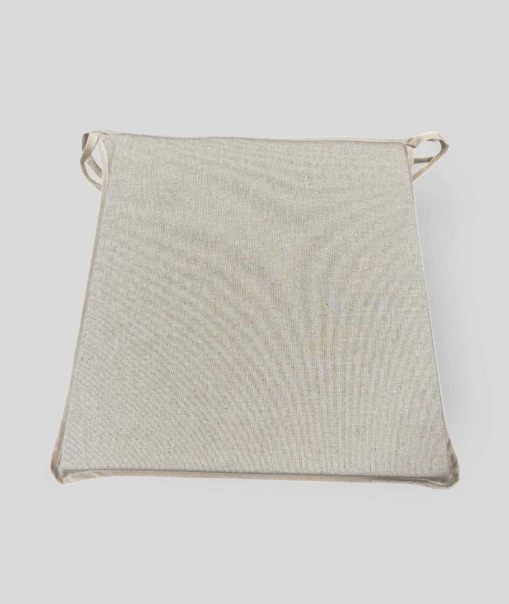 Plain Linen Tapered Seat Pads