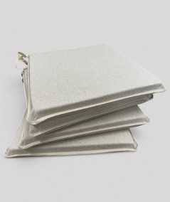 Plain Linen Tapered Chair Pads