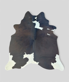 Large Black and White Cowhide Rug CR00160