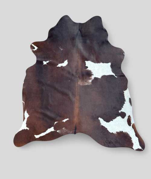 Large Brown & White Cow Hide Rug