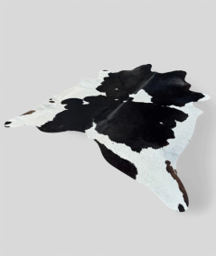 Extra large black and white cowhide