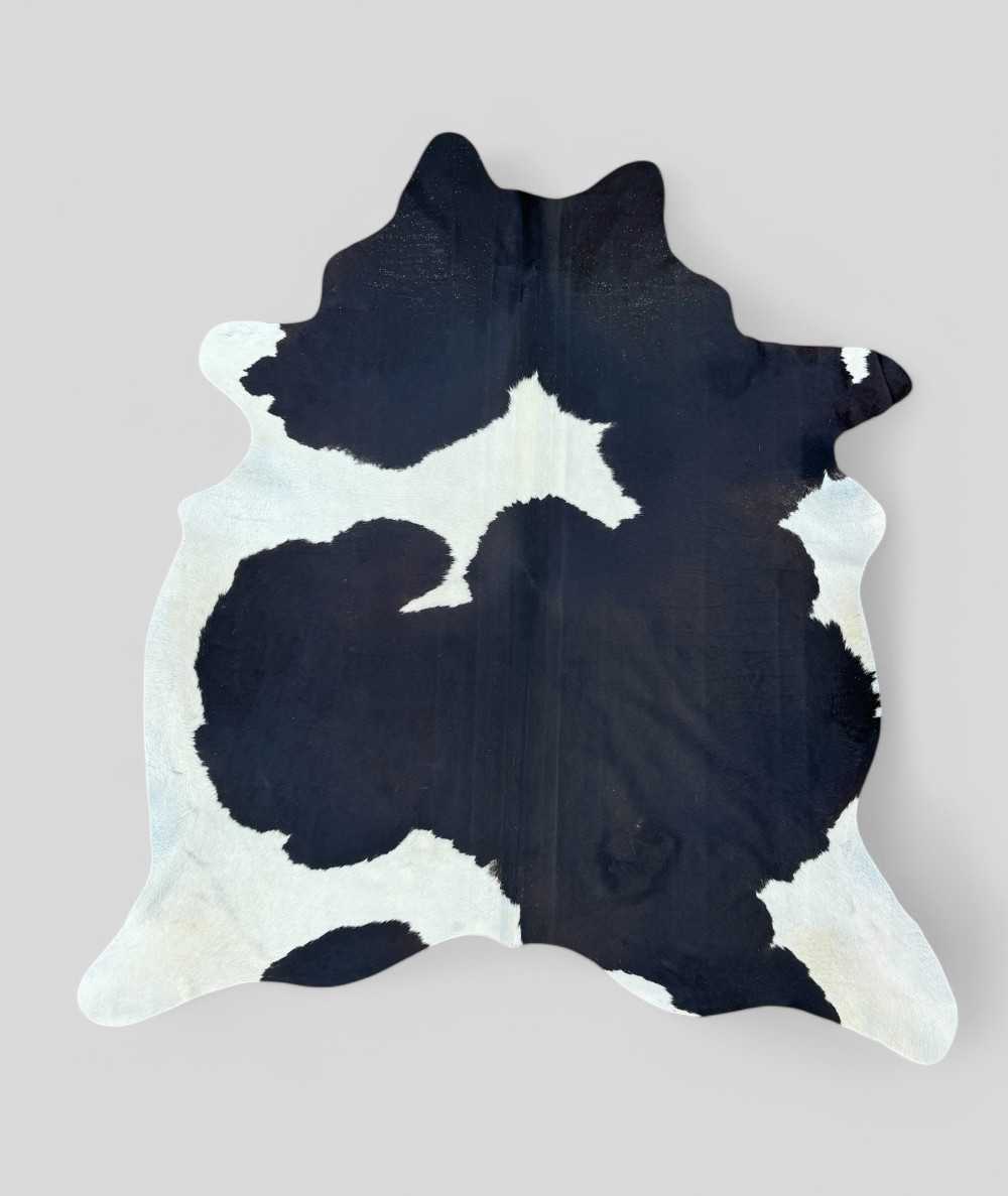 XX/Large Black and White Natural Cowhide Rug